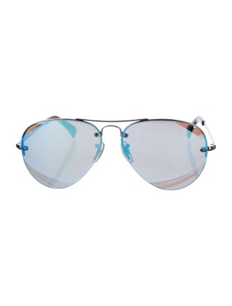 Ray-Ban Aviator Mirrored Sunglasses