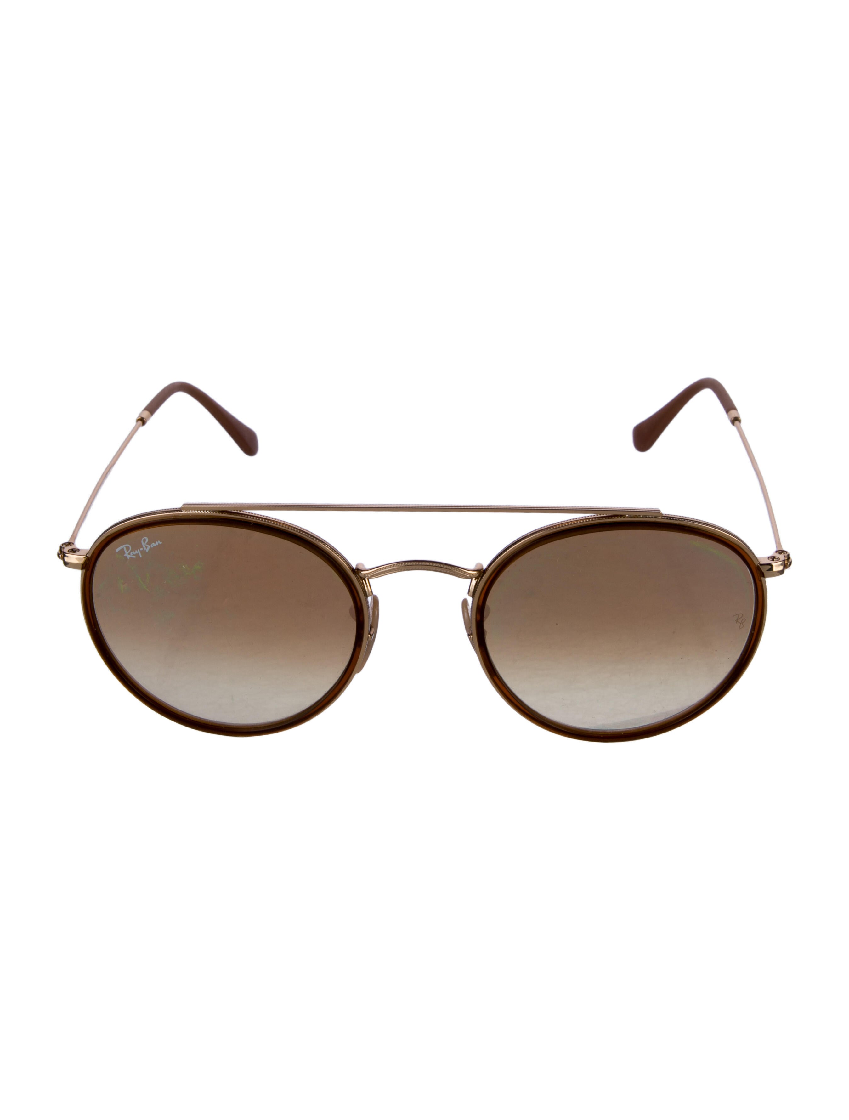 Ray-Ban Double Bridge Round Sunglasses