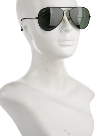 Ray-Ban 'Total Black' Aviator Sunglasses