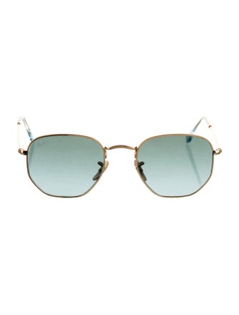 Ray-Ban Hexagonal Flat Square Sunglasses