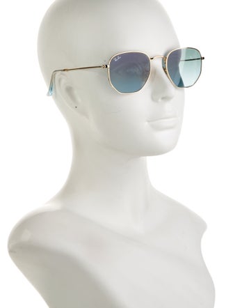 Ray-Ban Hexagonal Flat Square Sunglasses