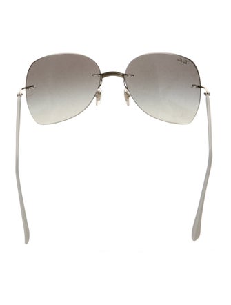 Ray-Ban Oversize Mirrored Sunglasses