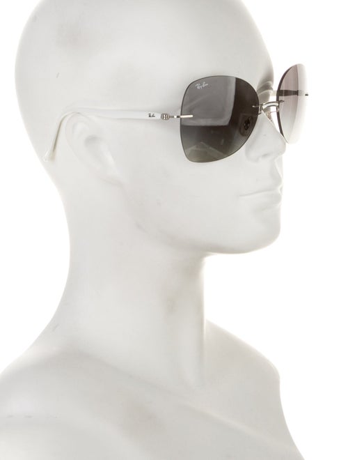 Ray-Ban Oversize Mirrored Sunglasses