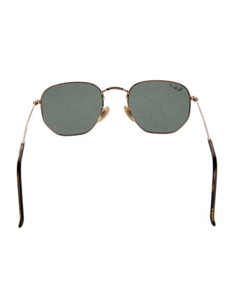 Ray-Ban Hexagonal Flat Lenses Square Sunglasses