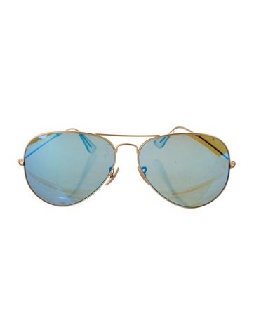 Ray-Ban Sunglasses Aviator Mirrored