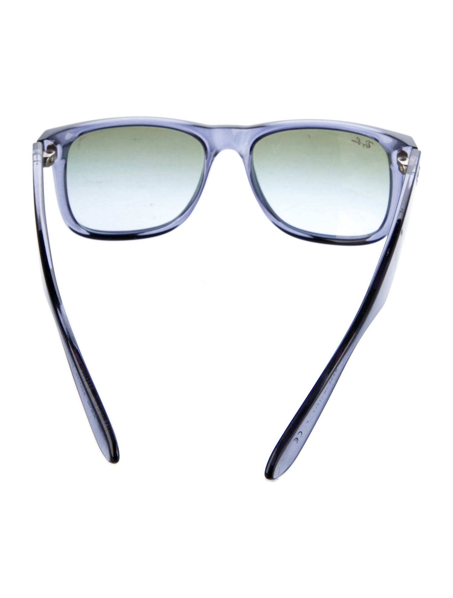 Ray-Ban Justin Flash Transparent Oversize Sunglasses