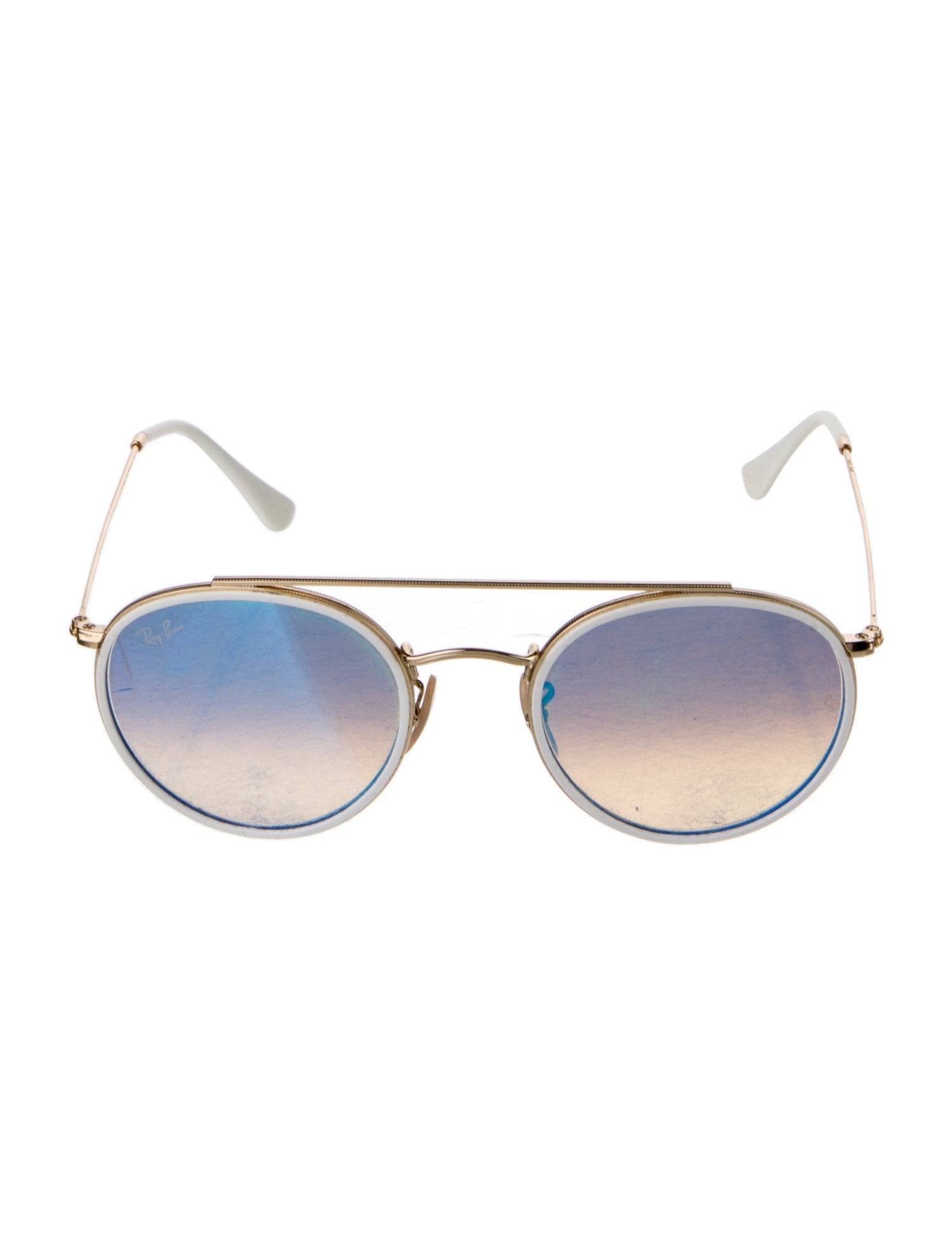 Ray-Ban Double Bridge Round Sunglasses