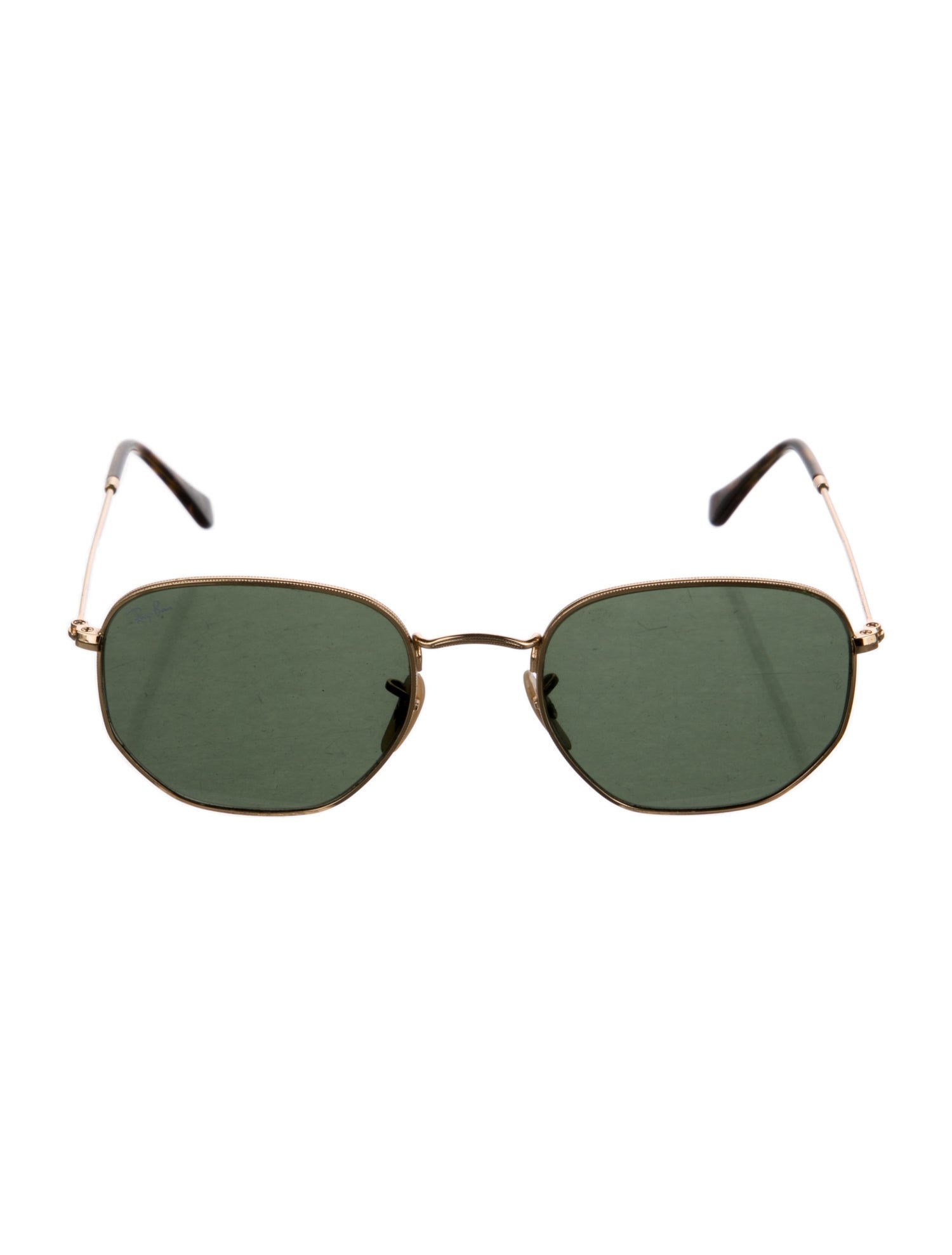 Ray-Ban Hexagonal Flat Aviator Sunglasses