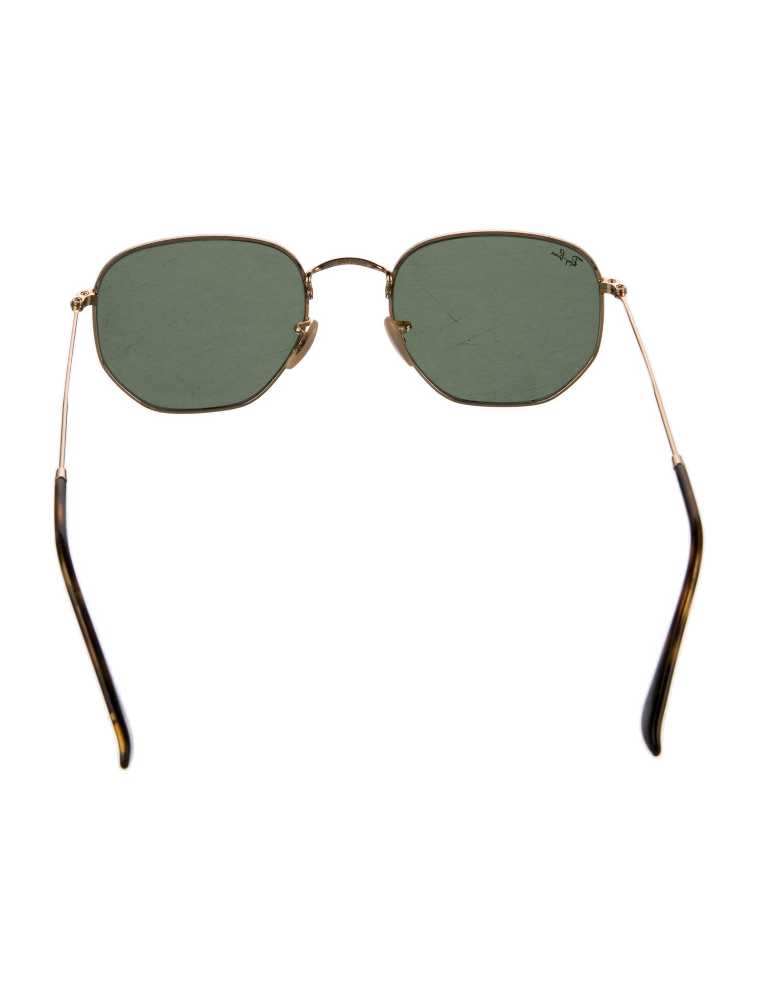 Ray-Ban Hexagonal Flat Aviator Sunglasses