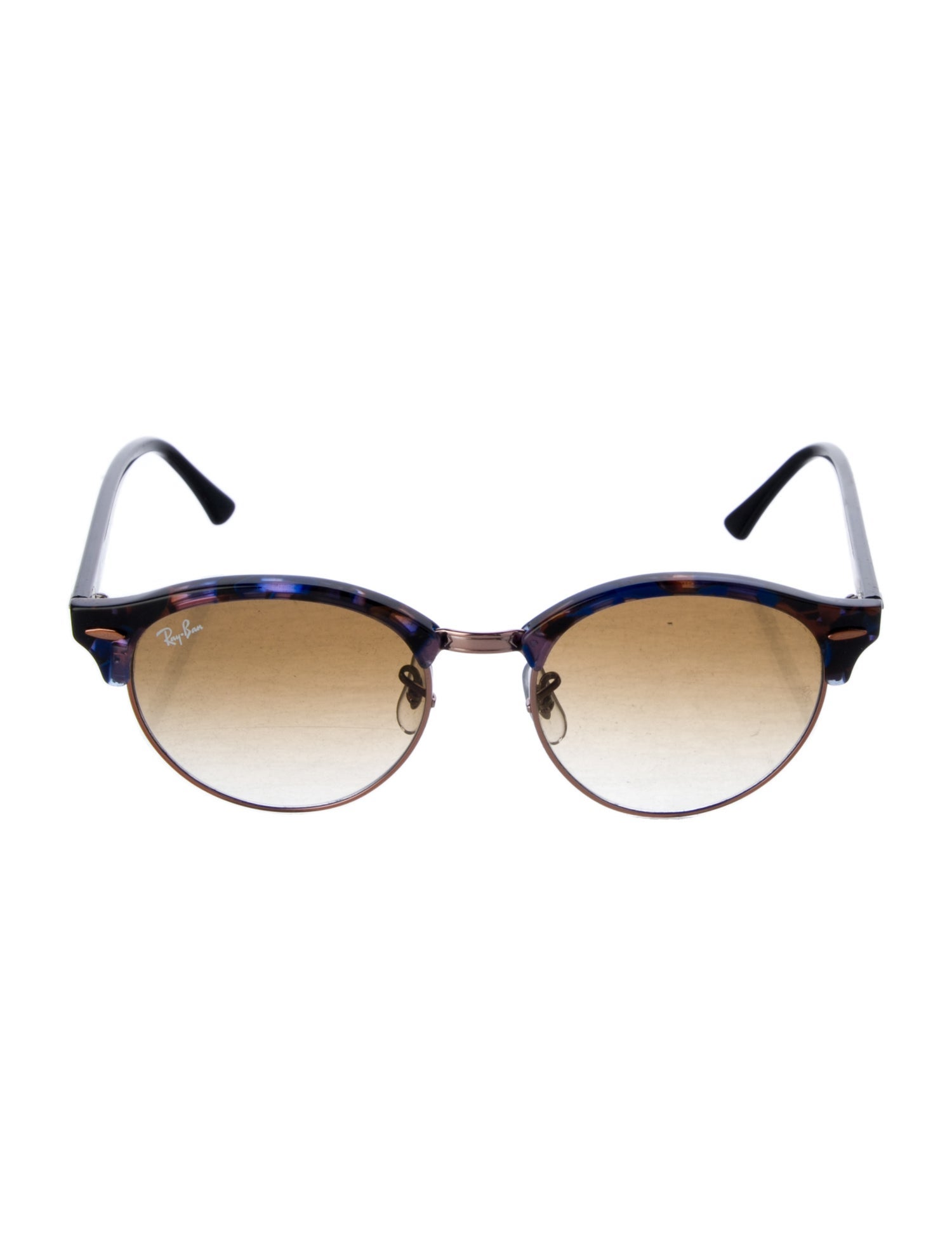 Ray-Ban CLUBROUND FLECK Round Sunglasses