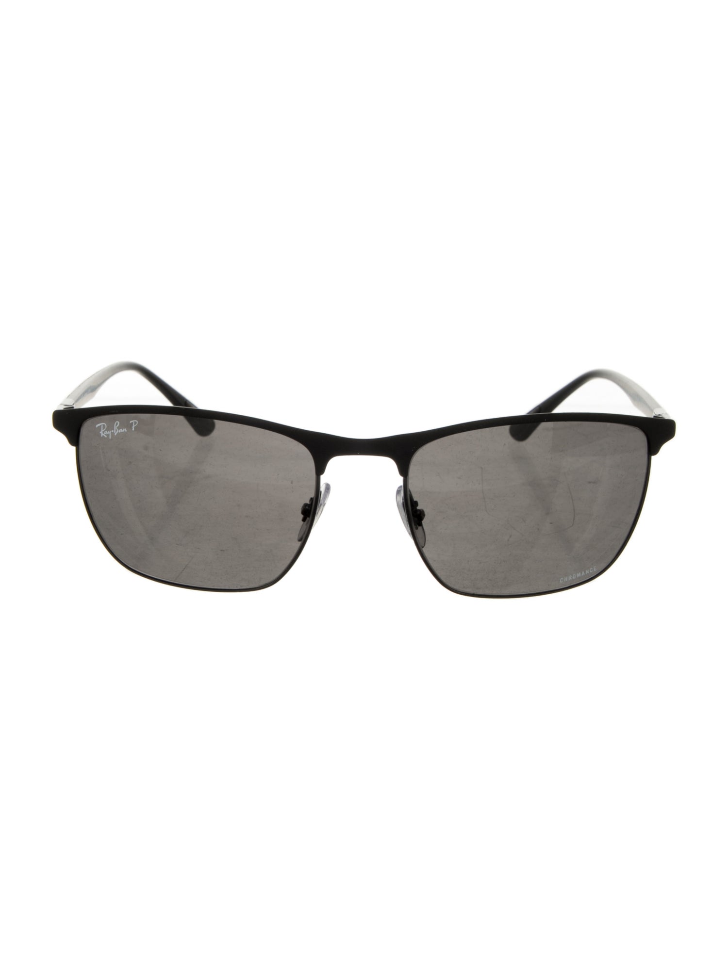 Ray-Ban Tinted Chromance Square Sunglasses