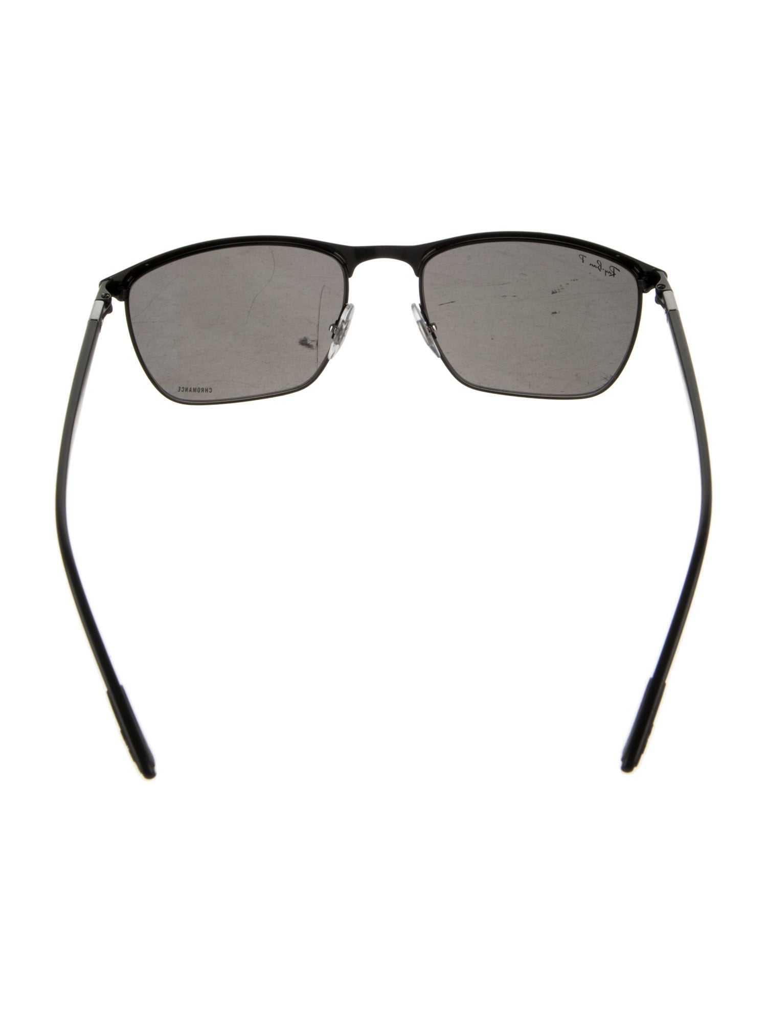 Ray-Ban Tinted Chromance Square Sunglasses