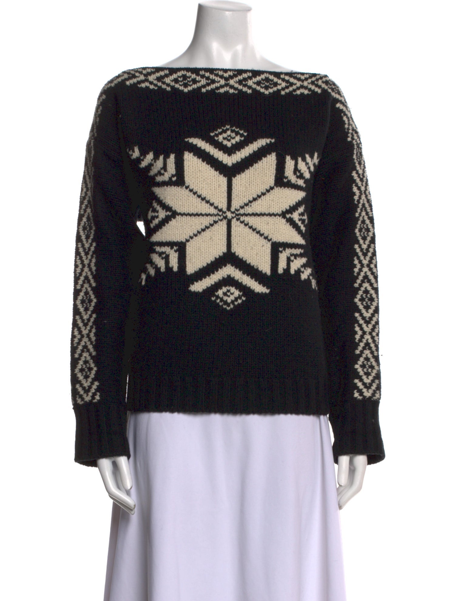 RLX by Ralph Lauren Wool Printed Sweater