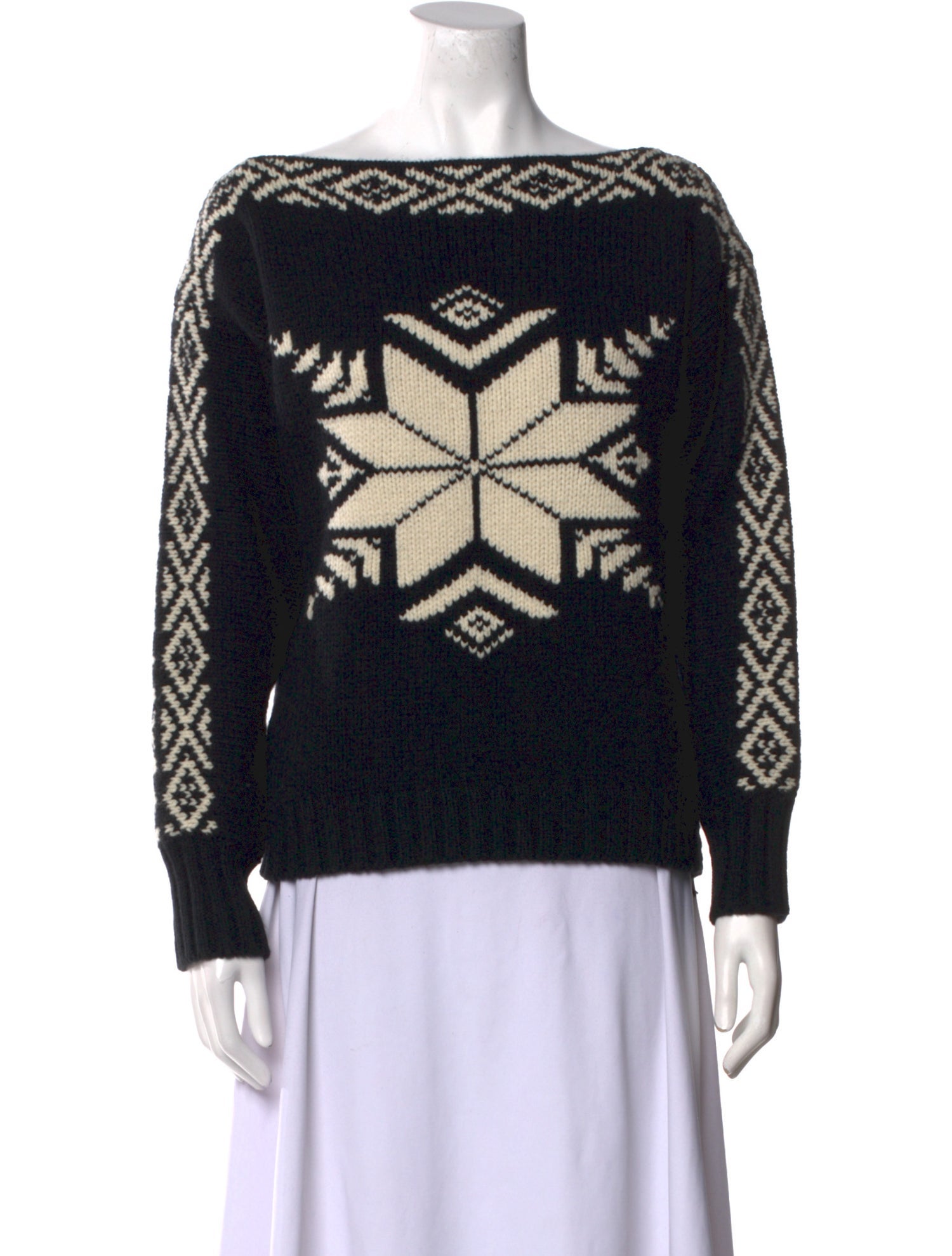 RLX by Ralph Lauren Wool Printed Sweater