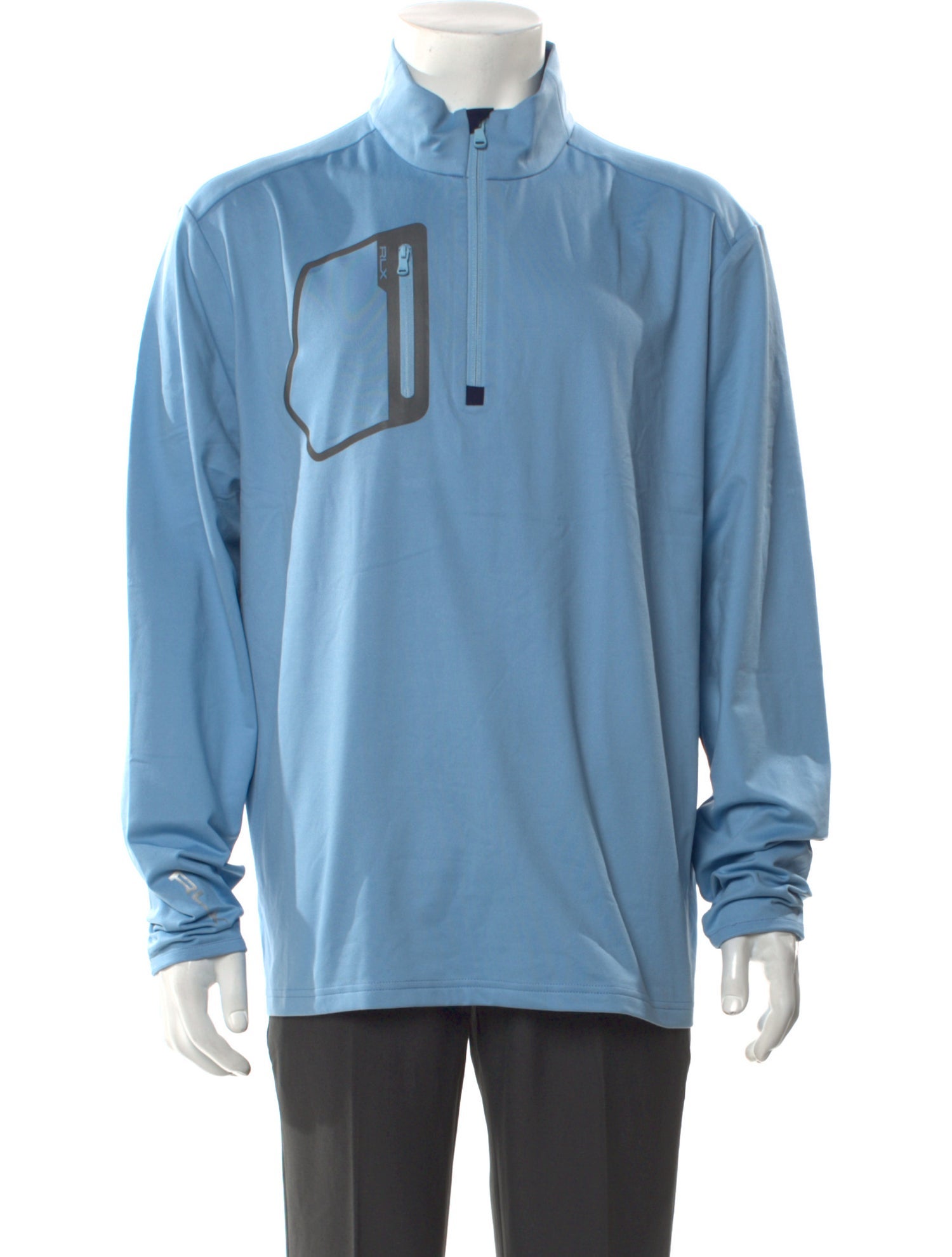 RLX by Ralph Lauren Graphic Print Turtleneck Polo Sweater w/ Tags