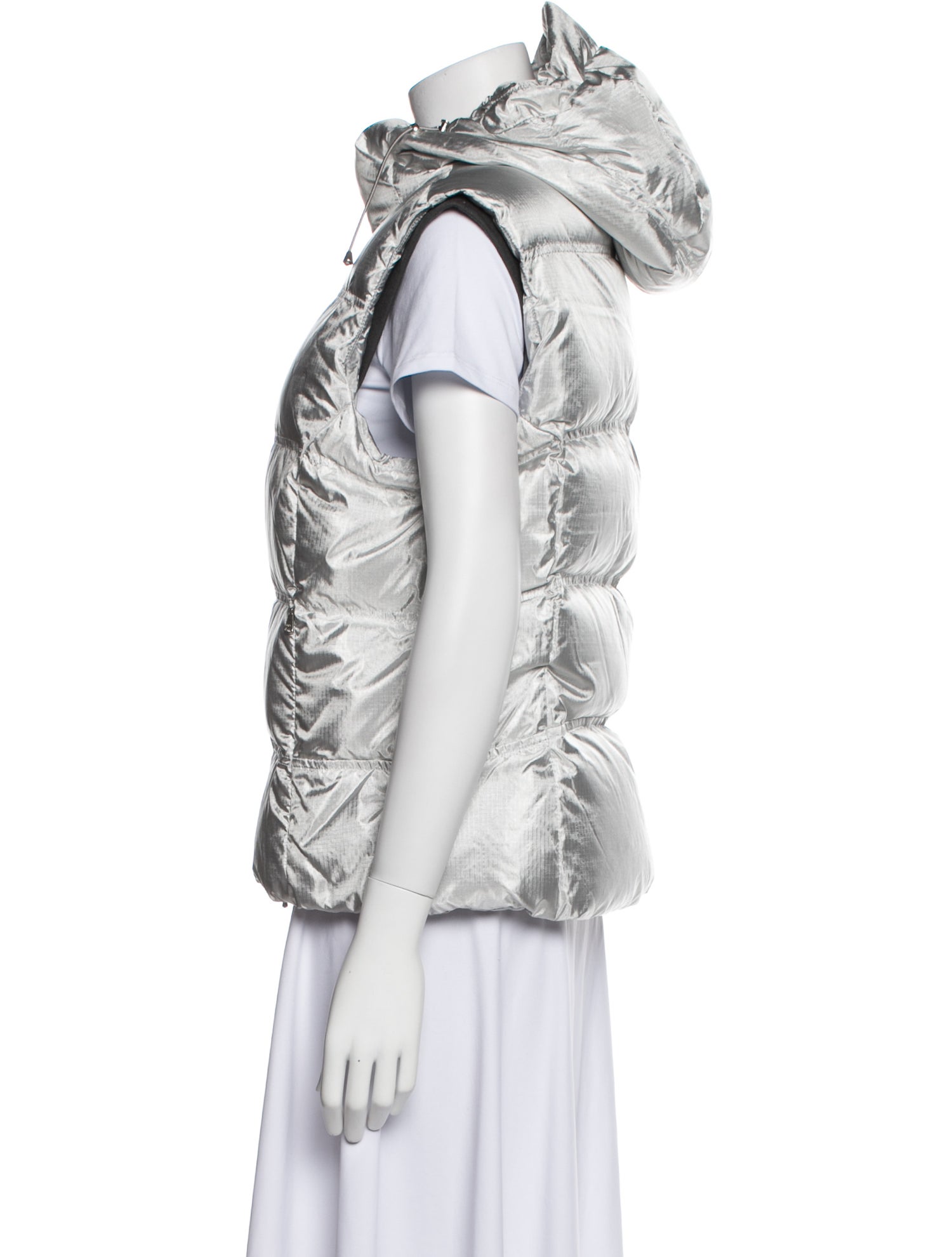 RLX by Ralph Lauren Nylon Plaid Print Down Jacket