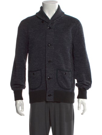 RRL & Co. Mock Neck Long Sleeve Cardigan