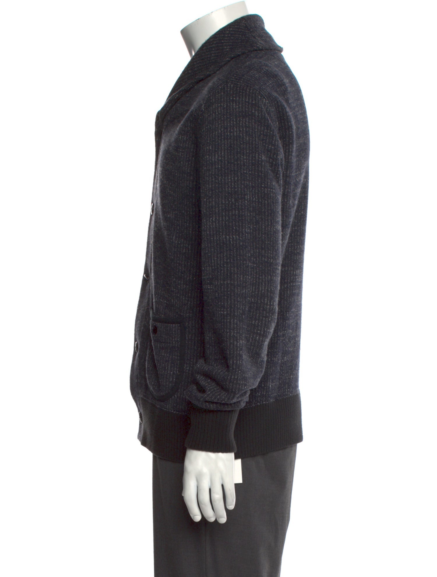 RRL & Co. Mock Neck Long Sleeve Cardigan