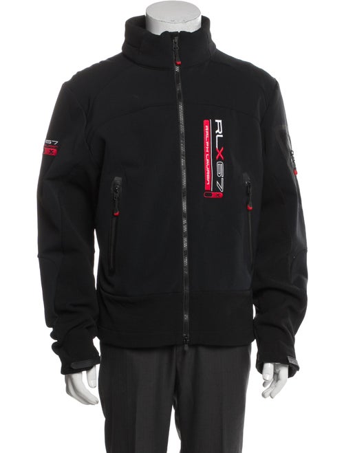 RLX by Ralph Lauren Graphic Print Moto Jacket