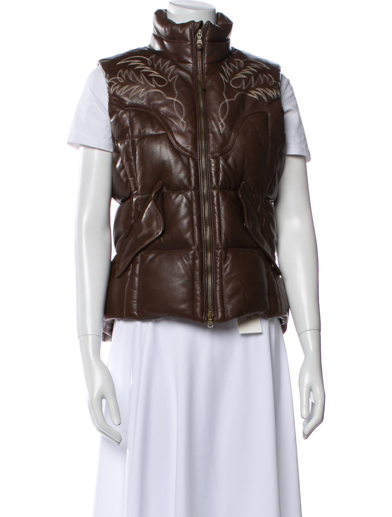 RLX by Ralph Lauren Lamb Leather Down Jacket