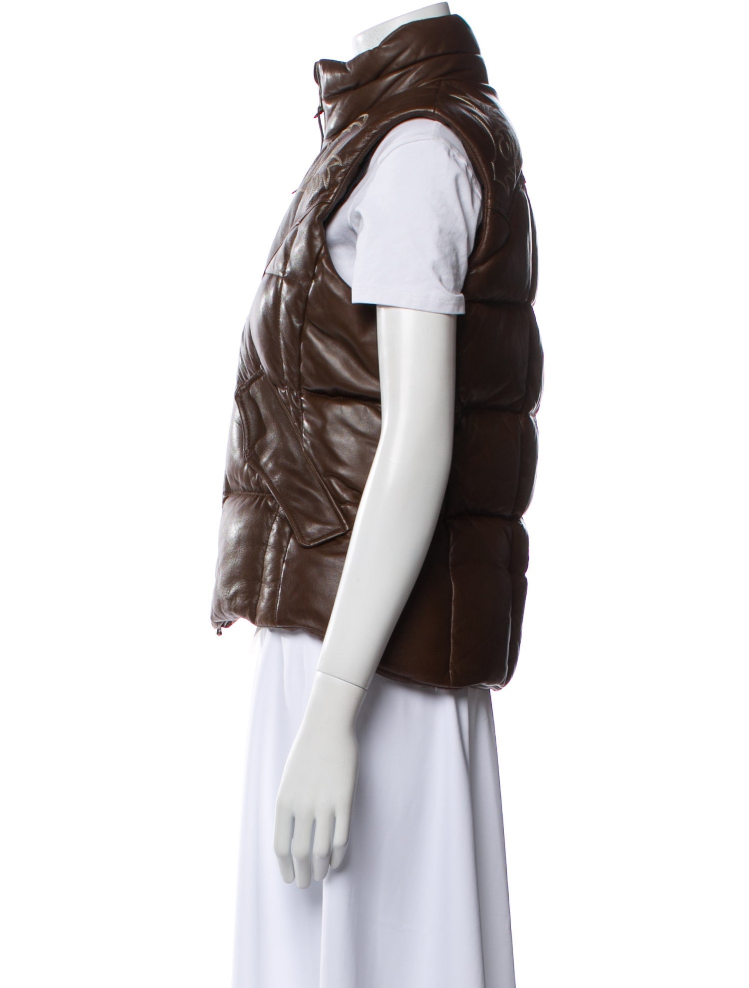 RLX by Ralph Lauren Lamb Leather Down Jacket