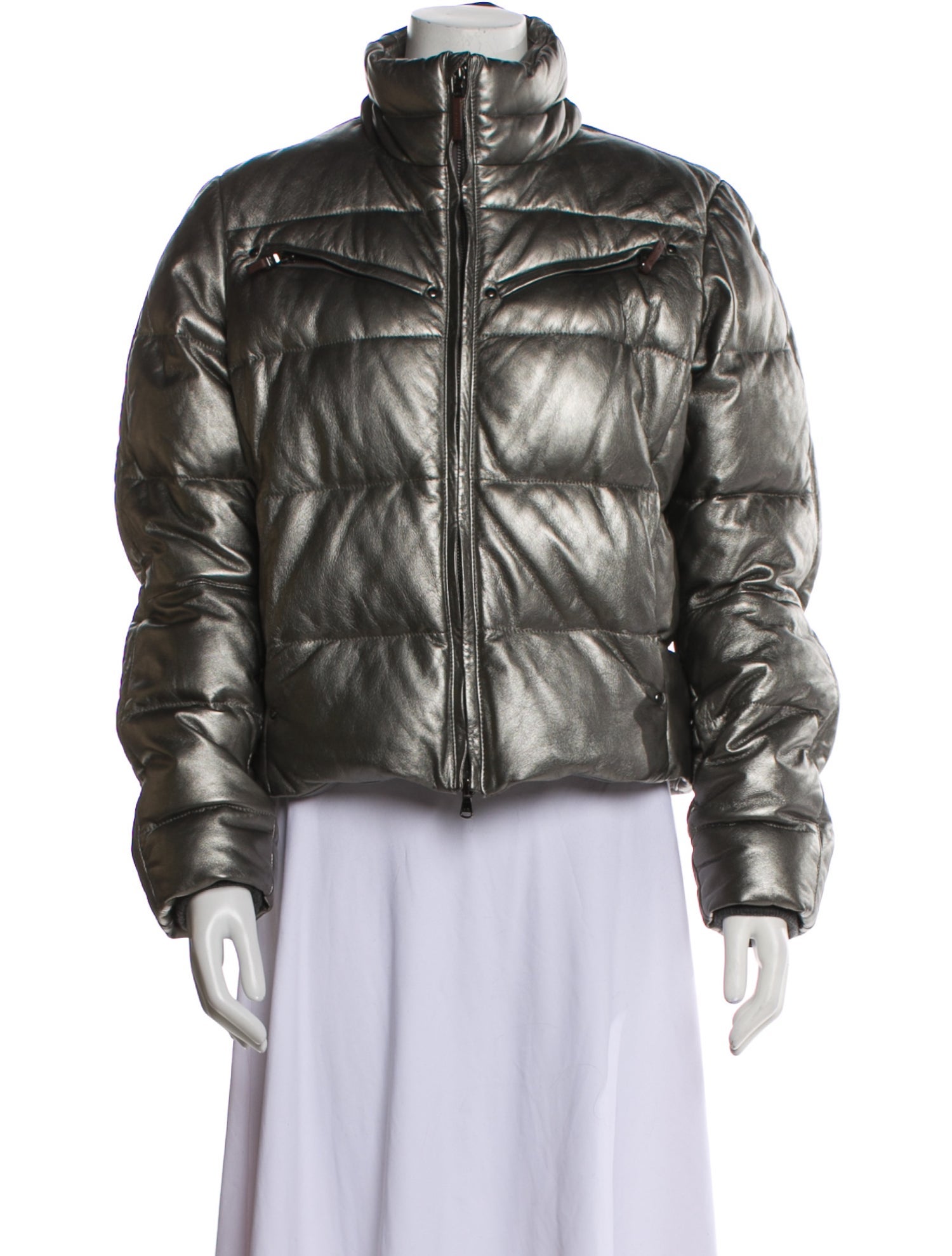 RLX by Ralph Lauren Lamb Leather Down Jacket