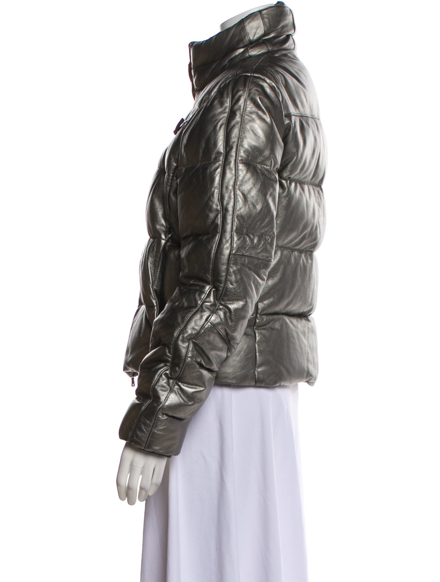 RLX by Ralph Lauren Lamb Leather Down Jacket