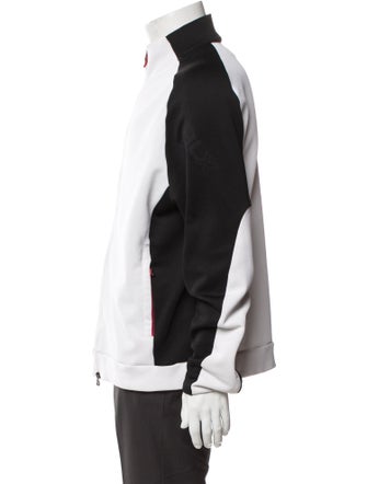 RLX by Ralph Lauren Colorblock Pattern Bomber Jacket