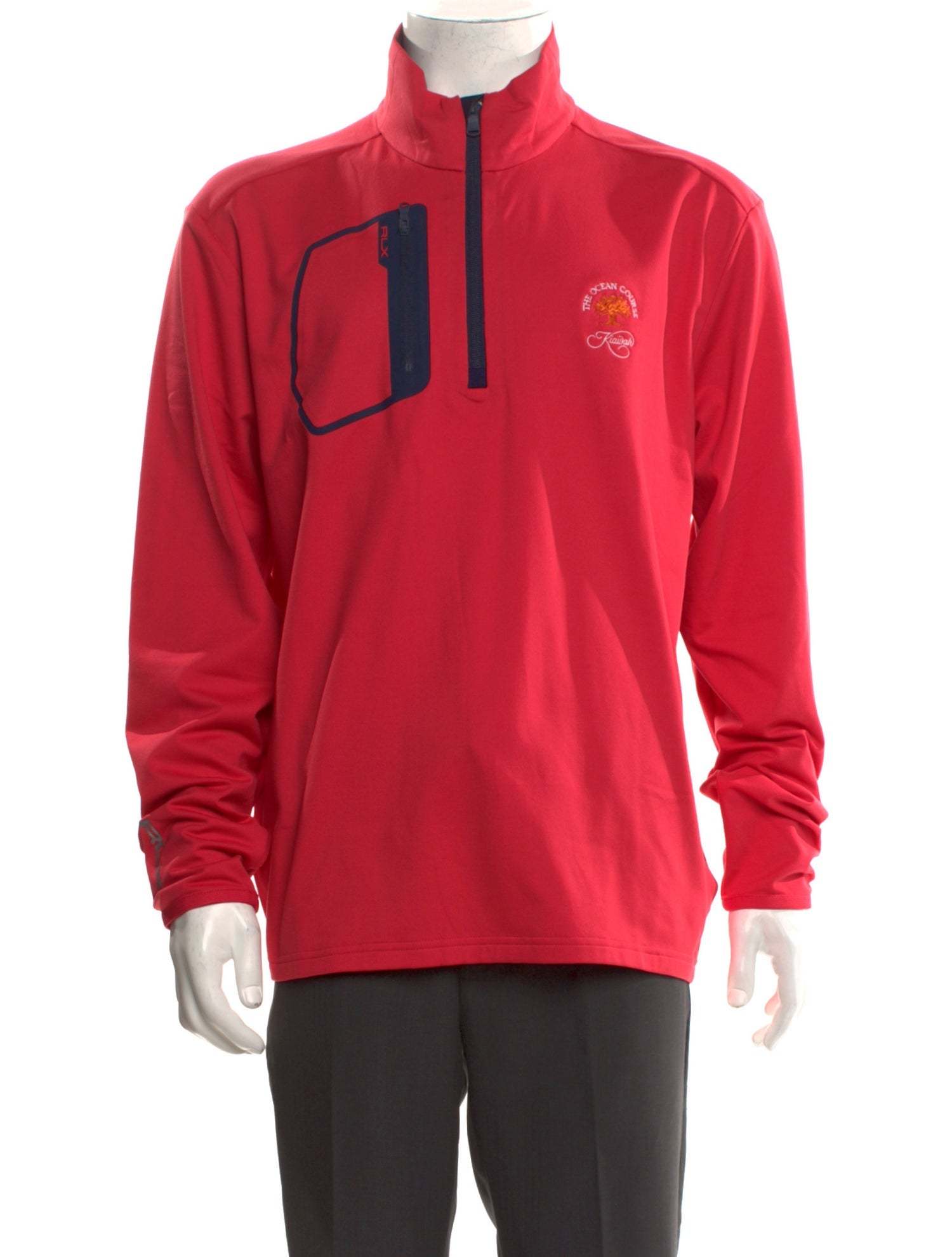 RLX by Ralph Lauren Graphic Print Mock Neck Sweatshirt