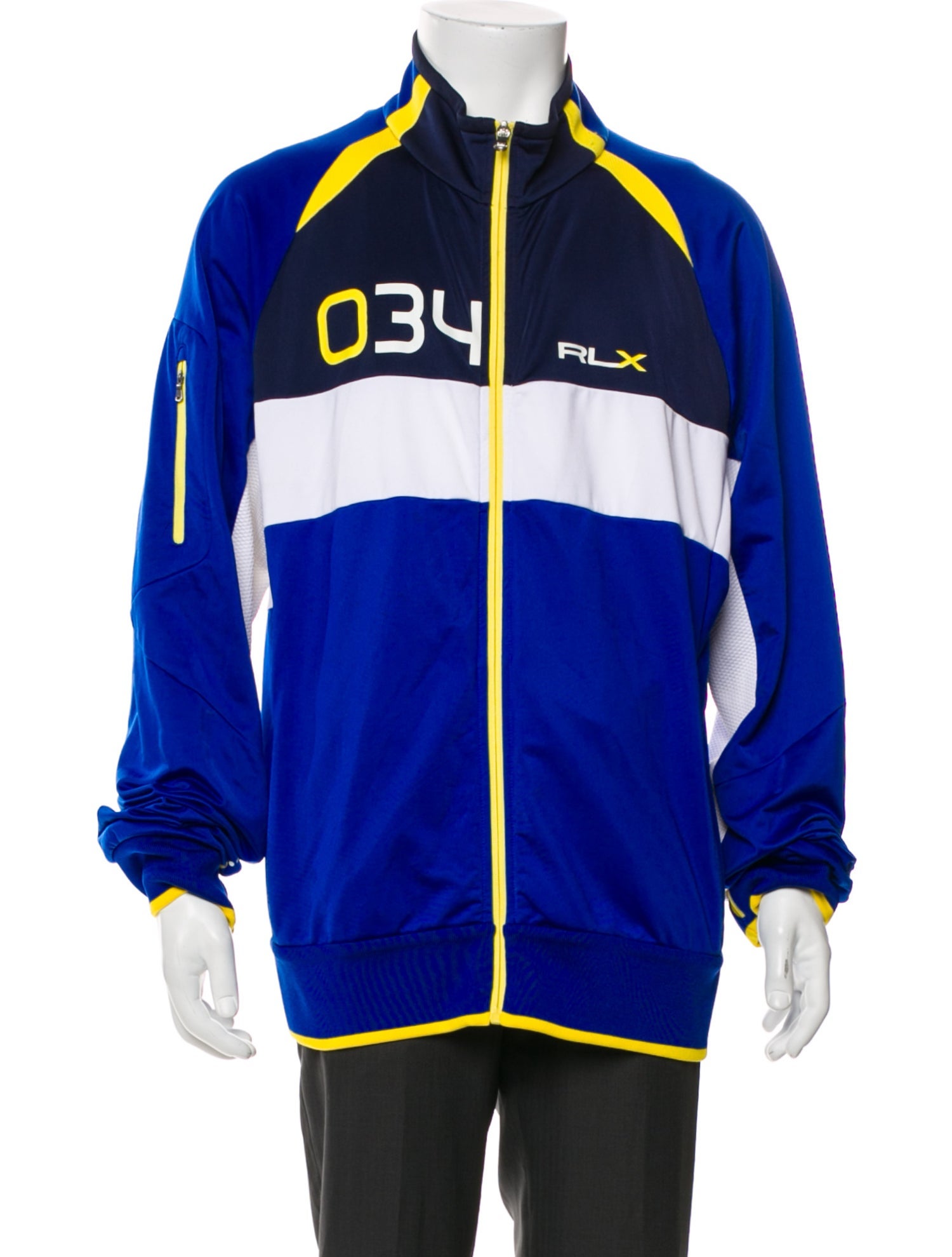 RLX by Ralph Lauren Colorblock Pattern Windbreaker