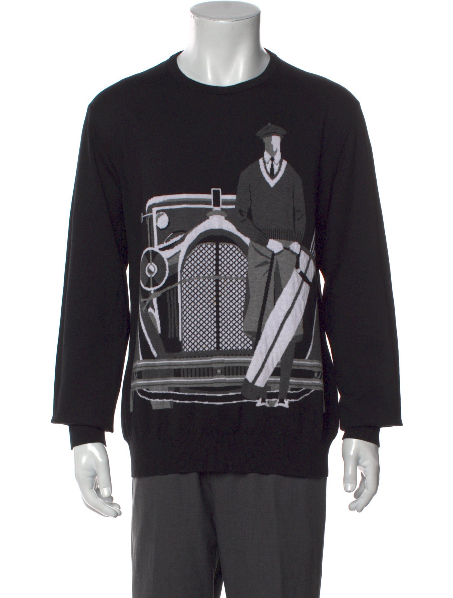 RLX by Ralph Lauren Graphic Print Crew Neck Pullover