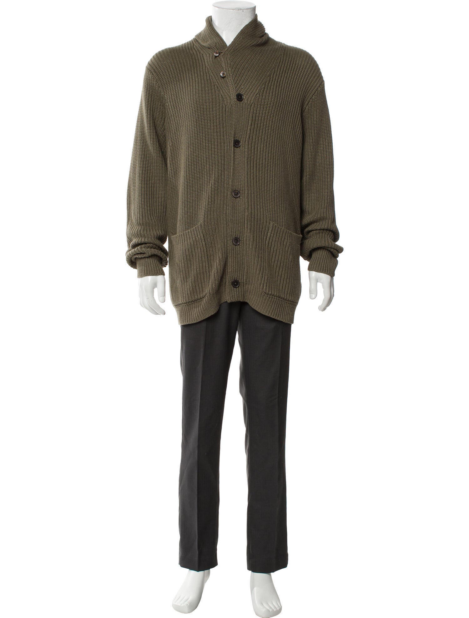 RLX by Ralph Lauren Mock Neck Long Sleeve Cardigan