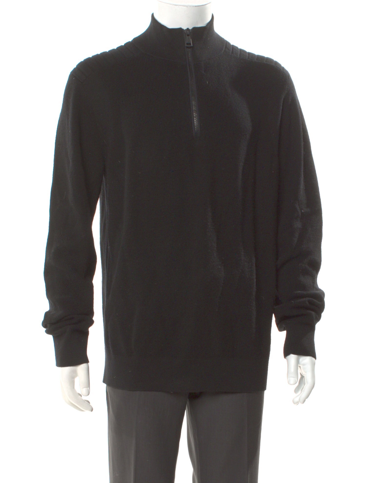 RLX by Ralph Lauren Wool Mock Neck Polo Sweater