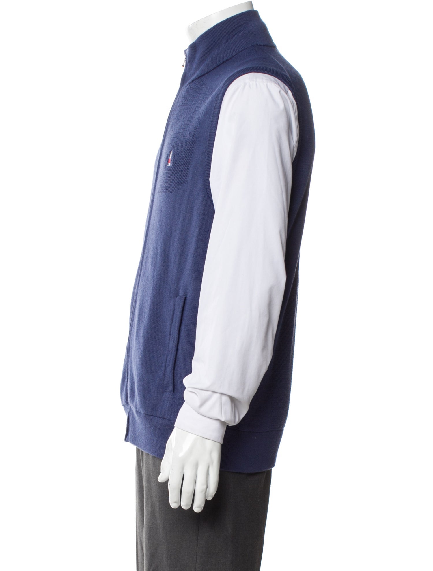 RLX by Ralph Lauren Mock Neck Sleeveless Sweater Vest
