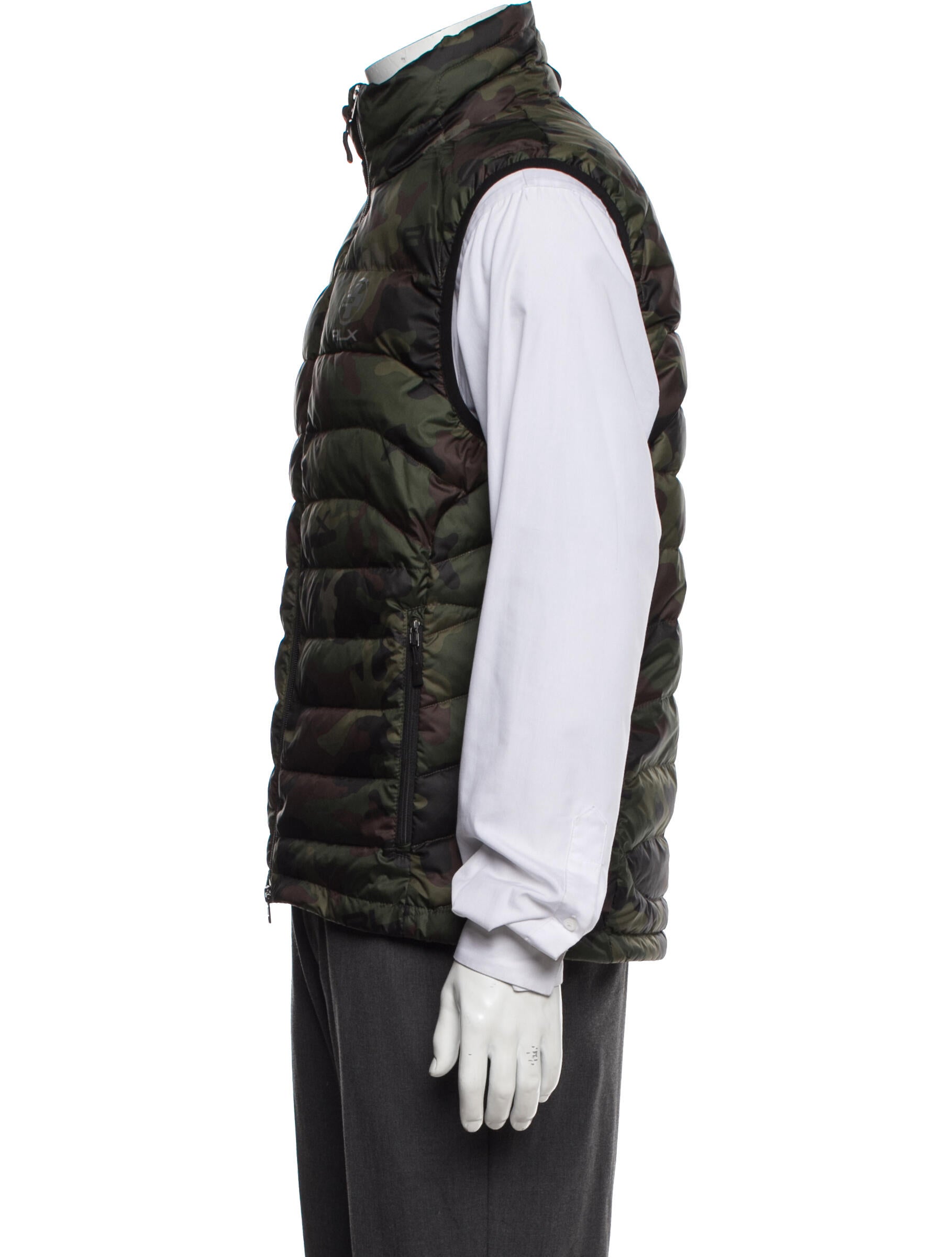 RLX by Ralph Lauren Camouflage Print Vest