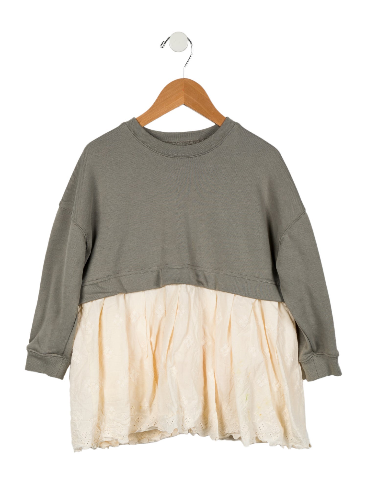 Rylee + Cru Girls' Solid Long Sleeve Dress