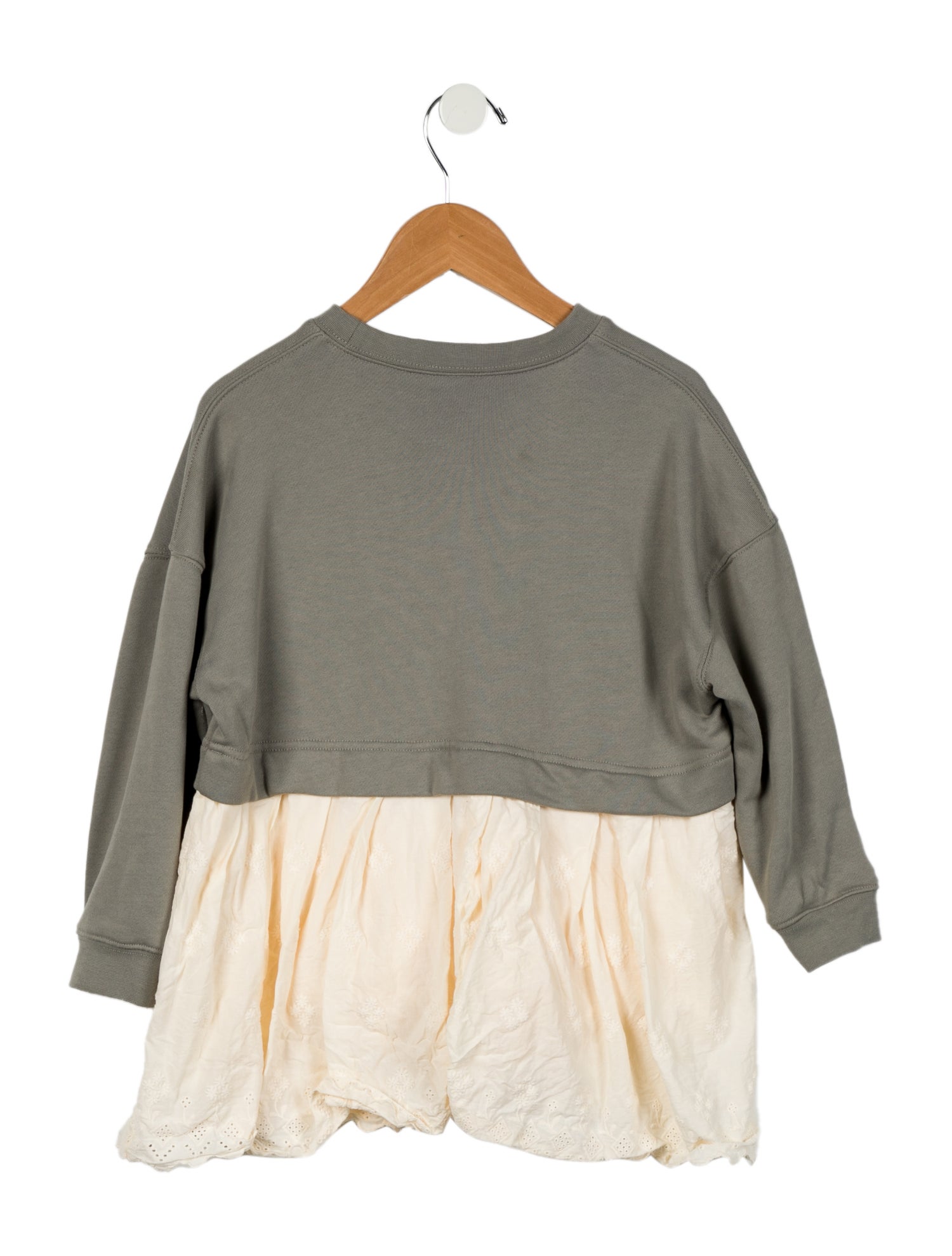 Rylee + Cru Girls' Solid Long Sleeve Dress