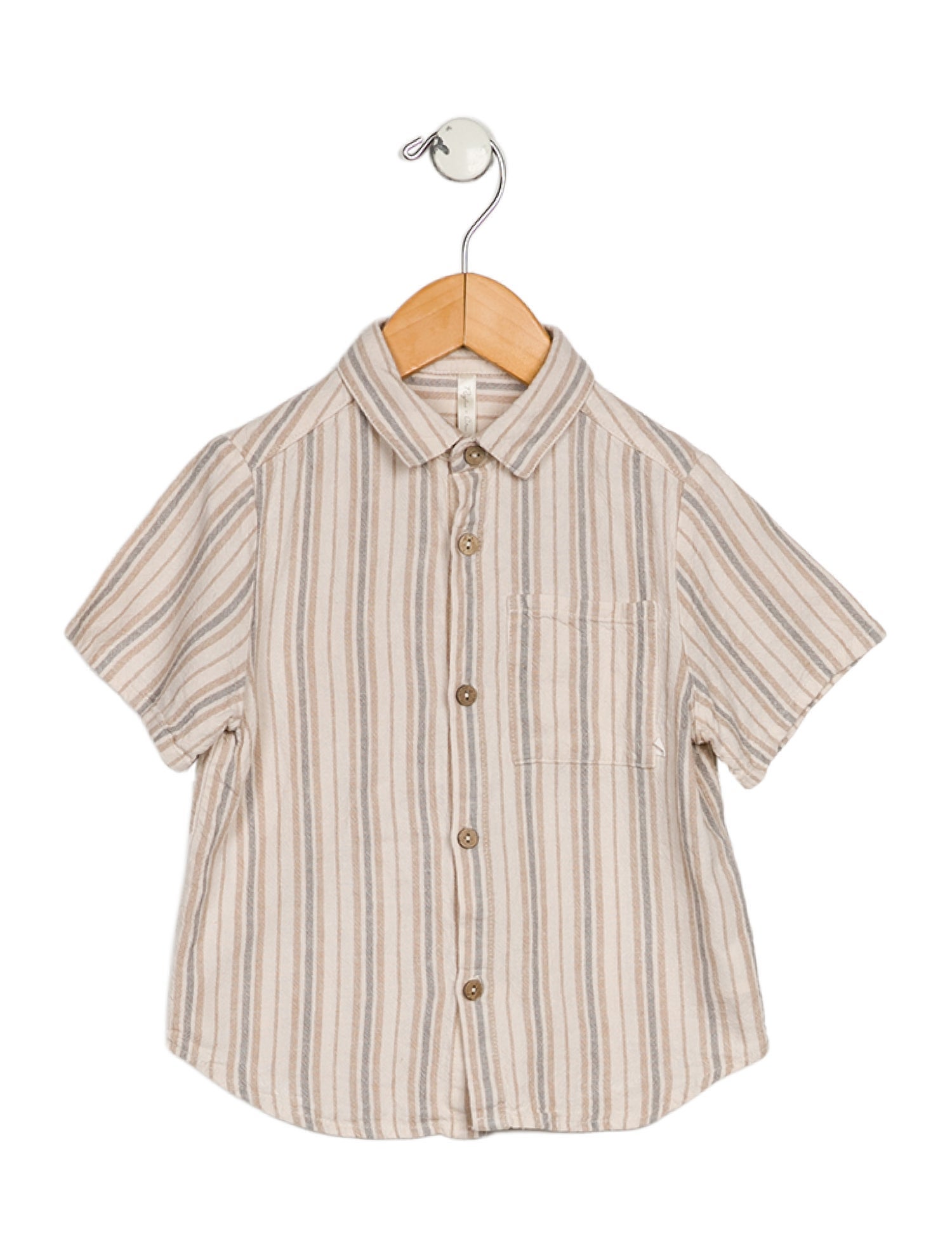 Rylee + Cru Short Sleeve Collared Shirt