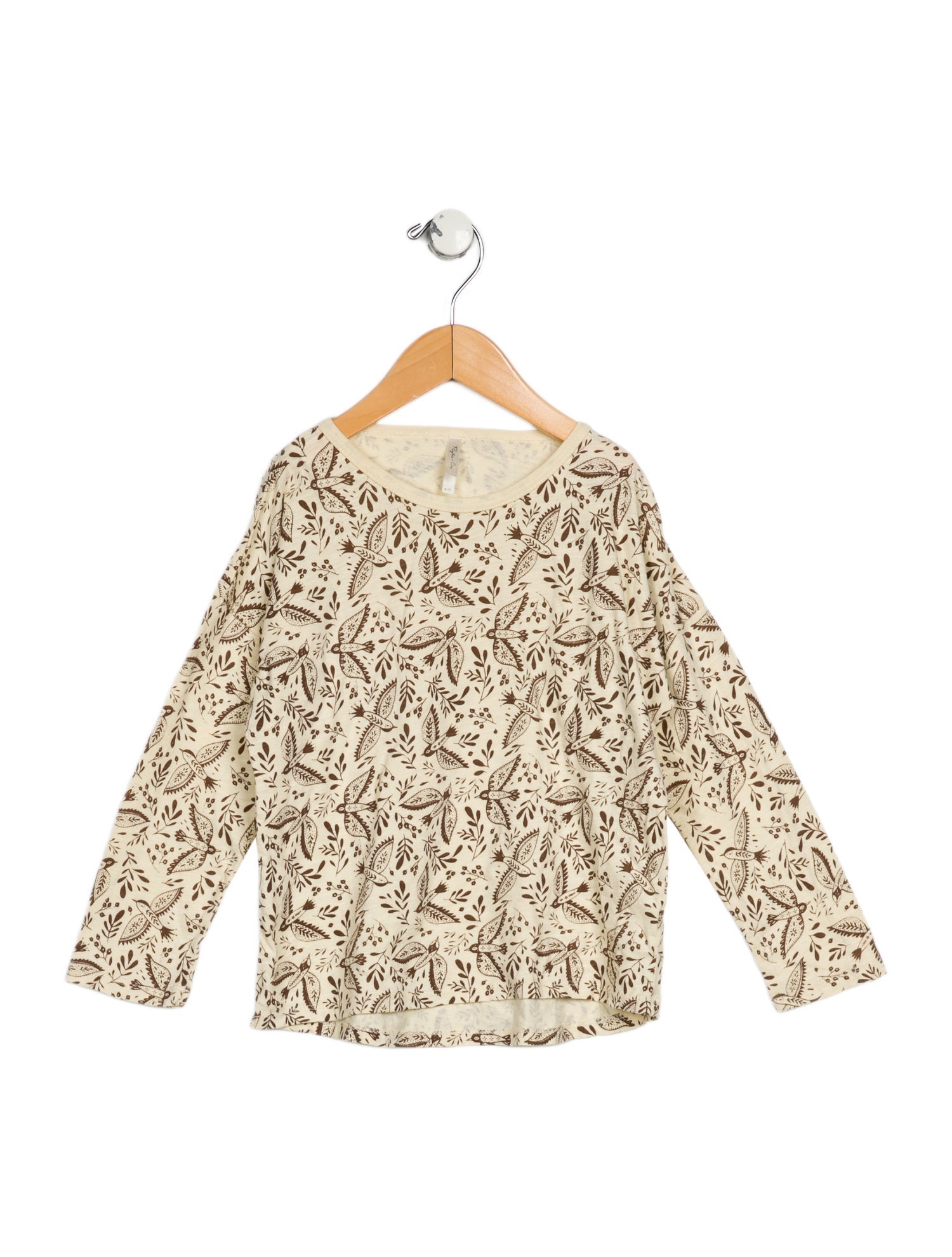 Rylee + Cru Girls' Pattern Print Long Sleeve T-Shirt w/ Tags