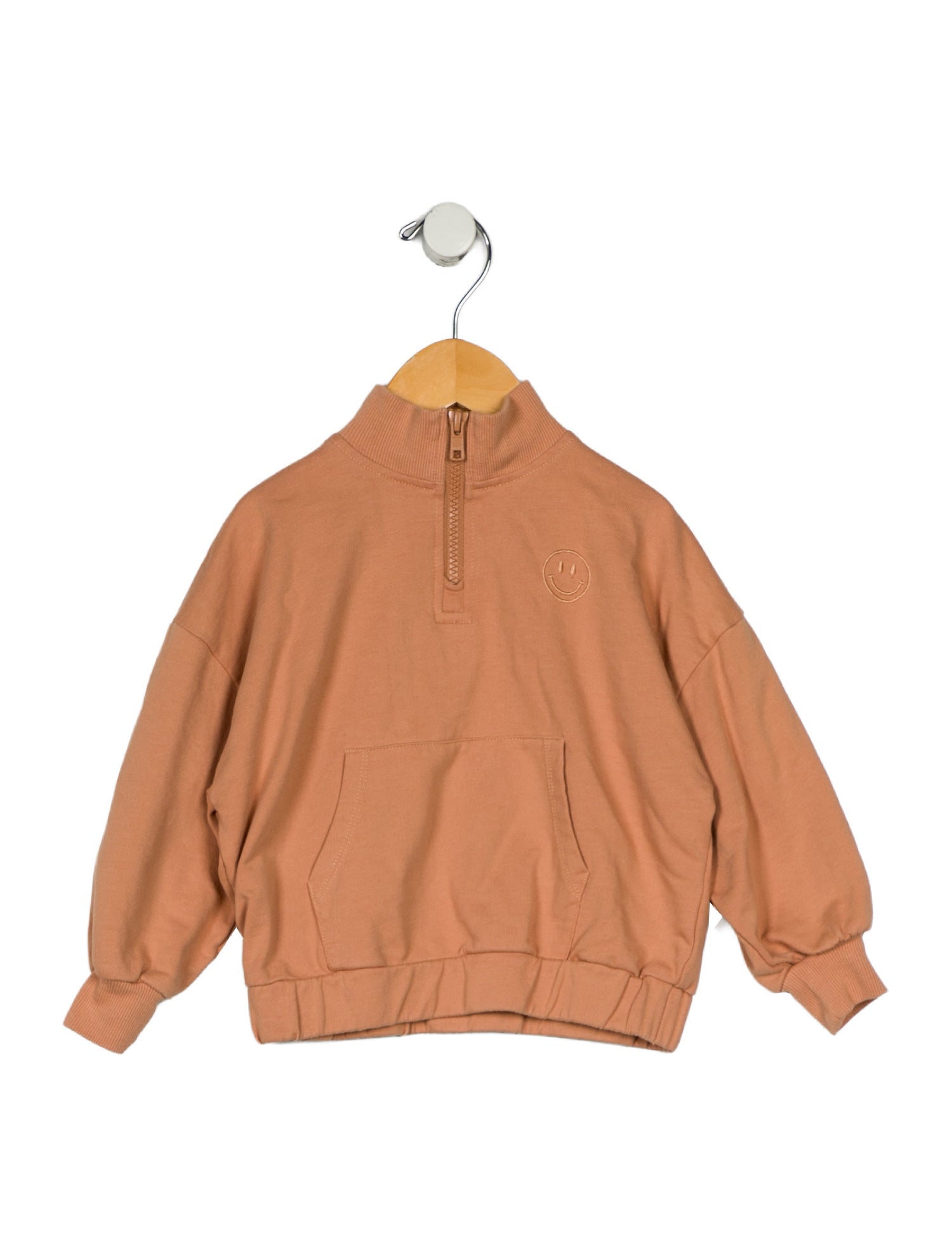 Rylee + Cru Toddler Girls' Embroidered Mock Neck Sweatshirt