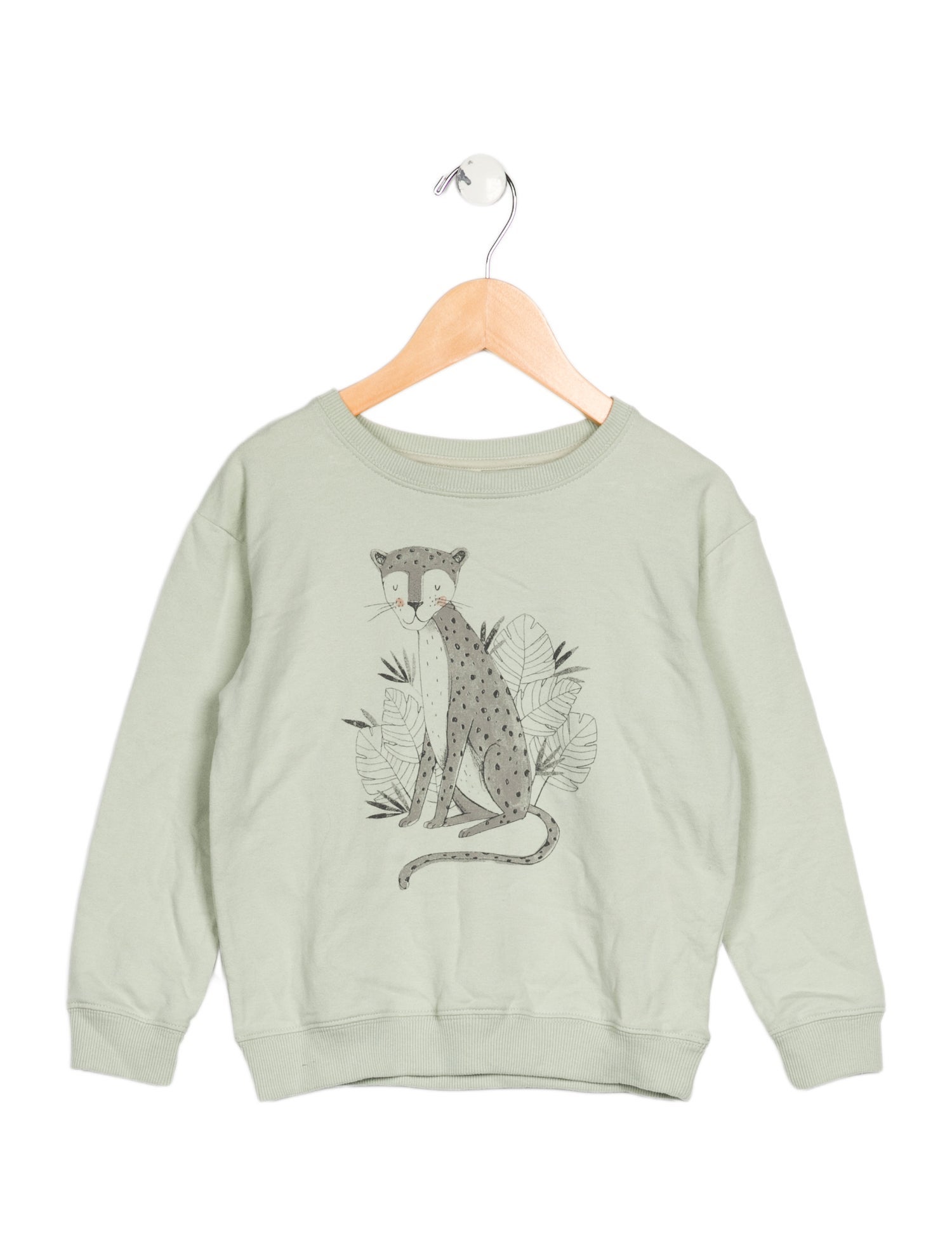 Rylee + Cru Girls' Graphic Print Crew Neck Sweatshirt