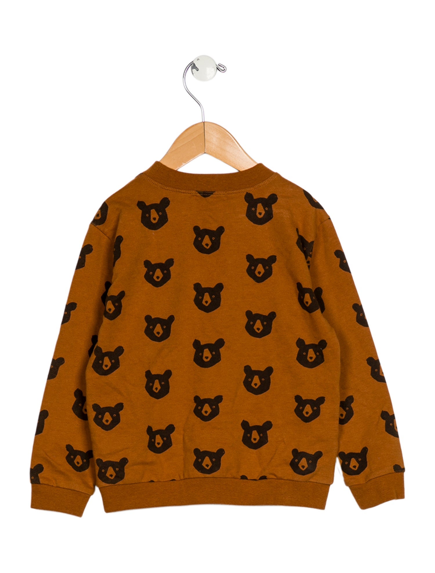 Rylee + Cru Toddler Girls' Bear Graphic Crew Neck Sweatshirt