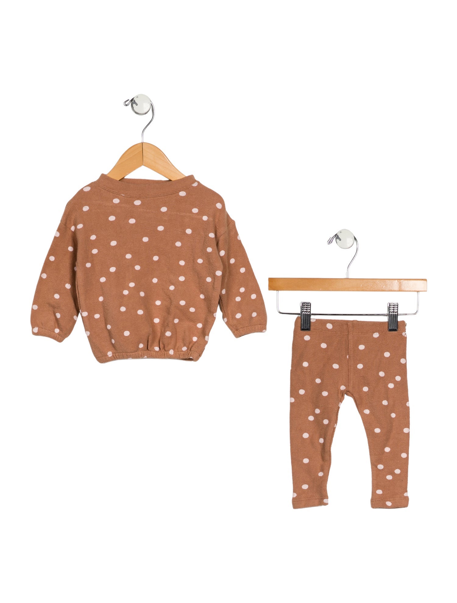 Rylee + Cru Infant Girls' Polka Dot Casual Two Piece Set w/ Tags