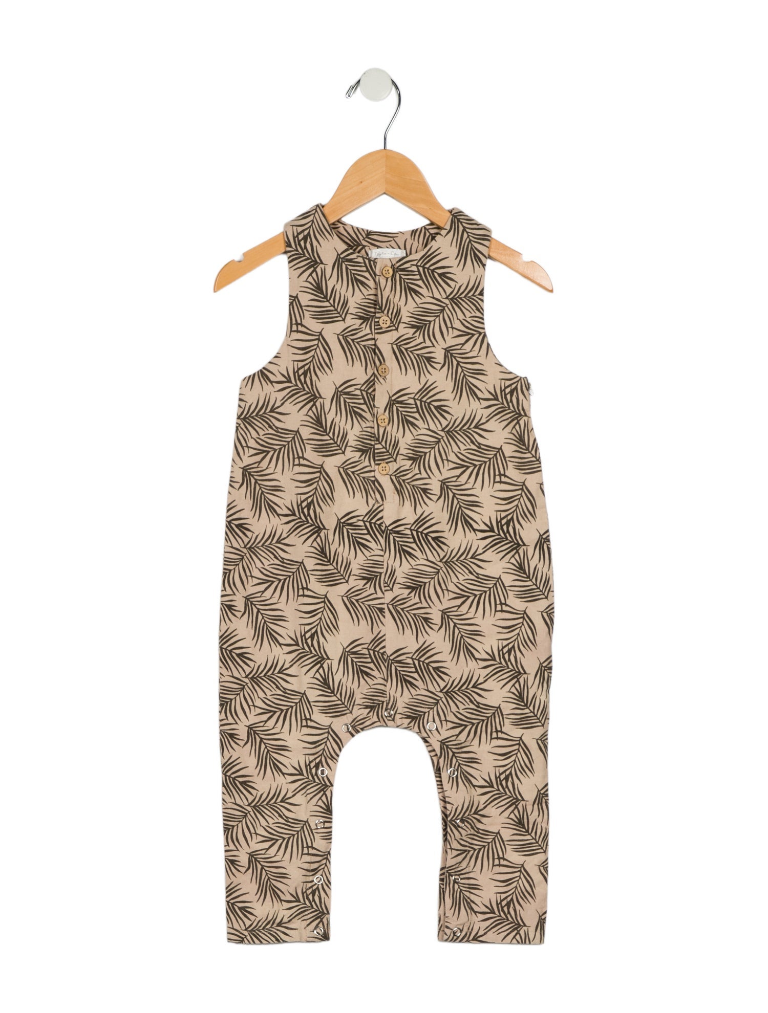Rylee + Cru Toddler Girls' Pattern Print Sleeveless Jumpsuit w/ Tags