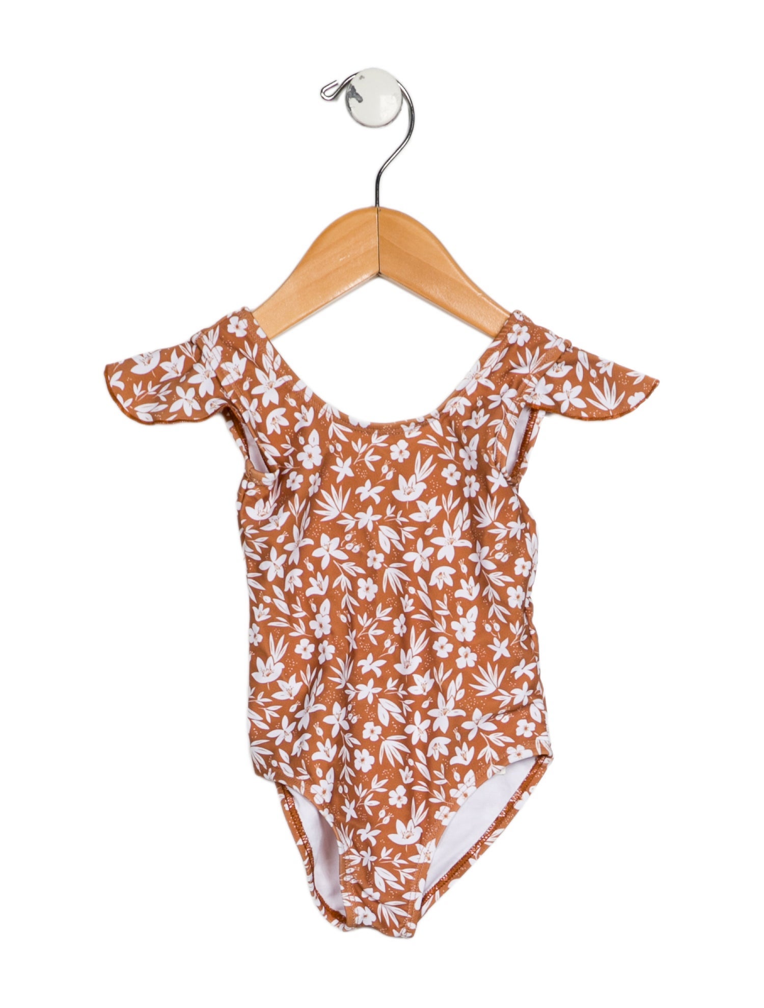 Rylee + Cru Infant Girls' Floral Print One Piece Swimsuit w/ Tags