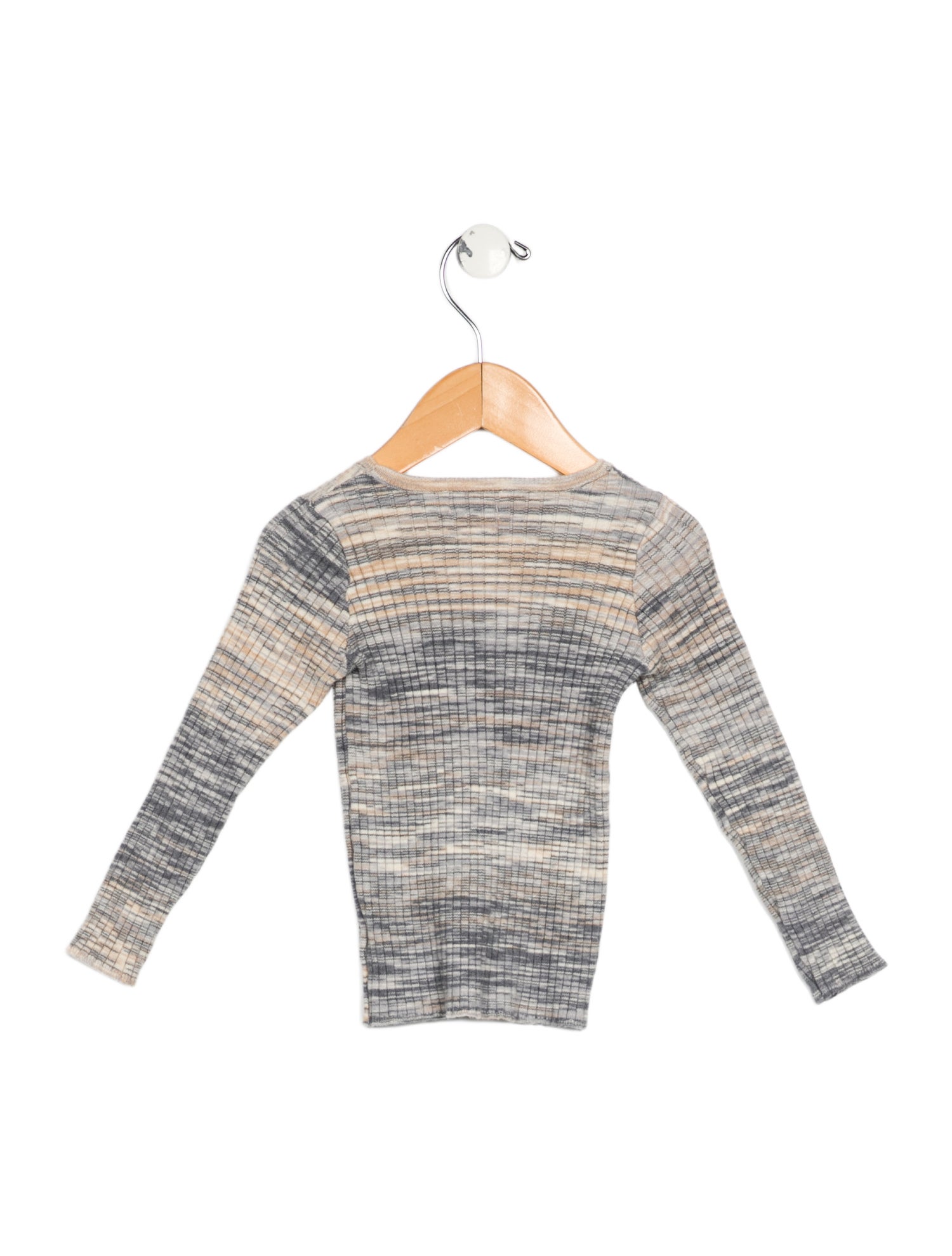 Rylee + Cru Girls' Patterned Long Sleeve Knit Sweater