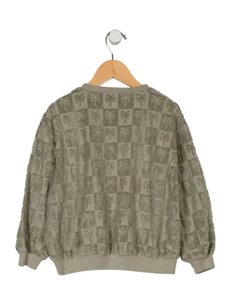 Rylee + Cru Boys' Palm Tree Printed Terry Cloth Sweatshirt