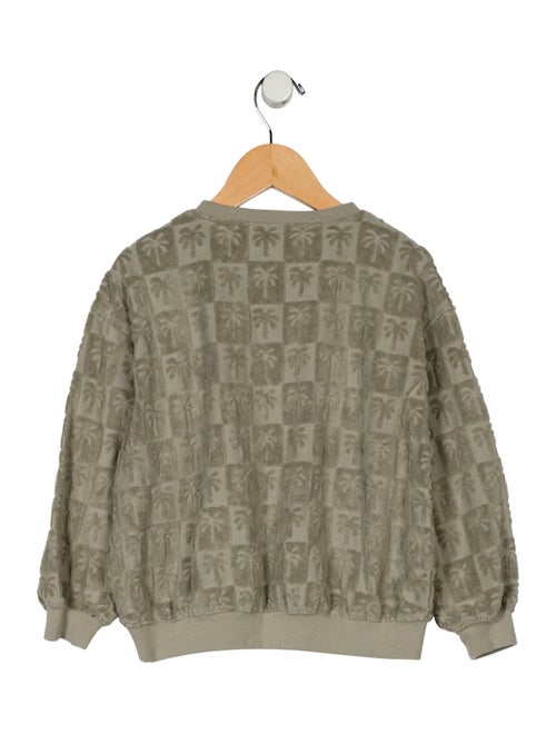 Rylee + Cru Boys' Palm Tree Printed Terry Cloth Sweatshirt