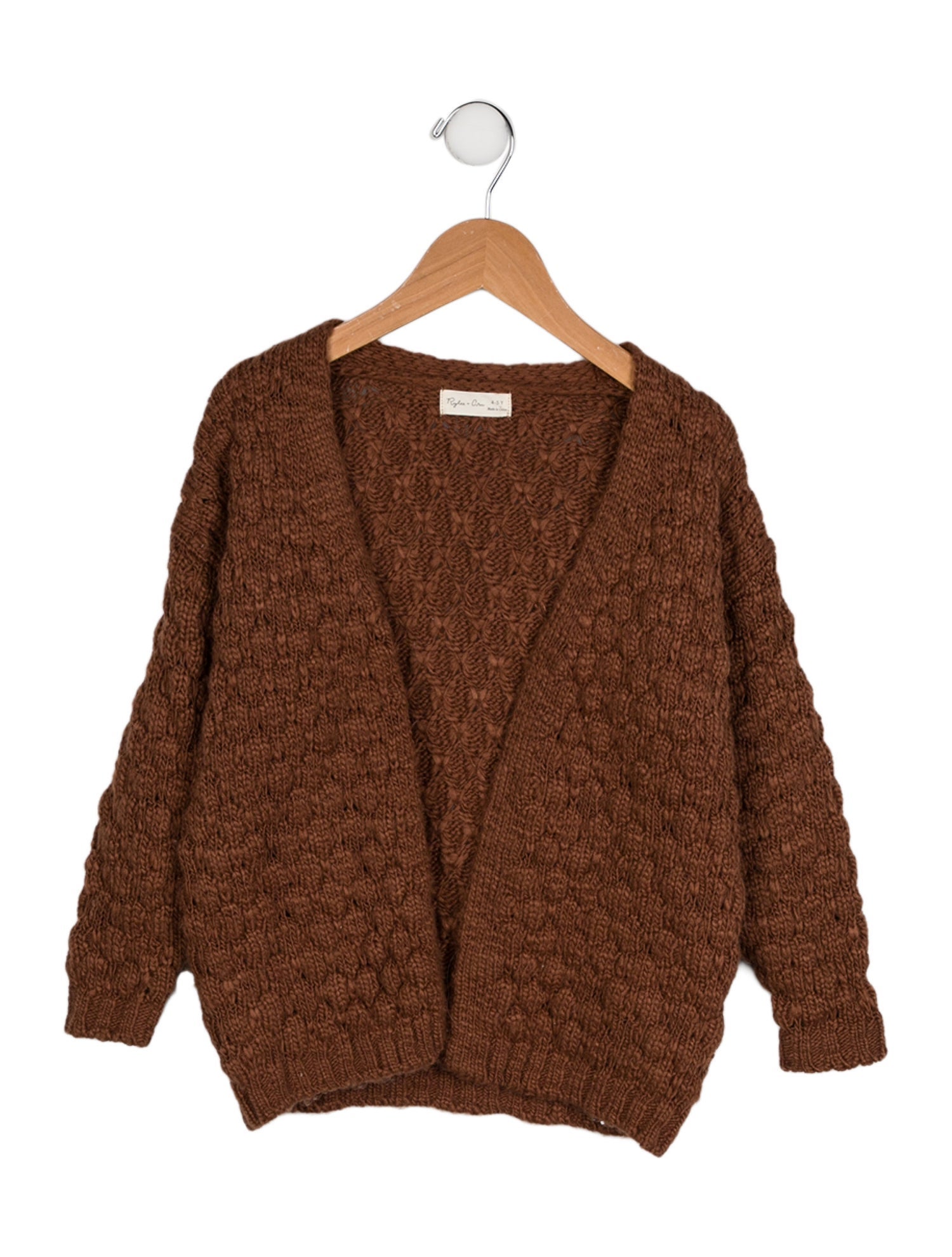 Rylee + Cru Girls' Solid Cardigan