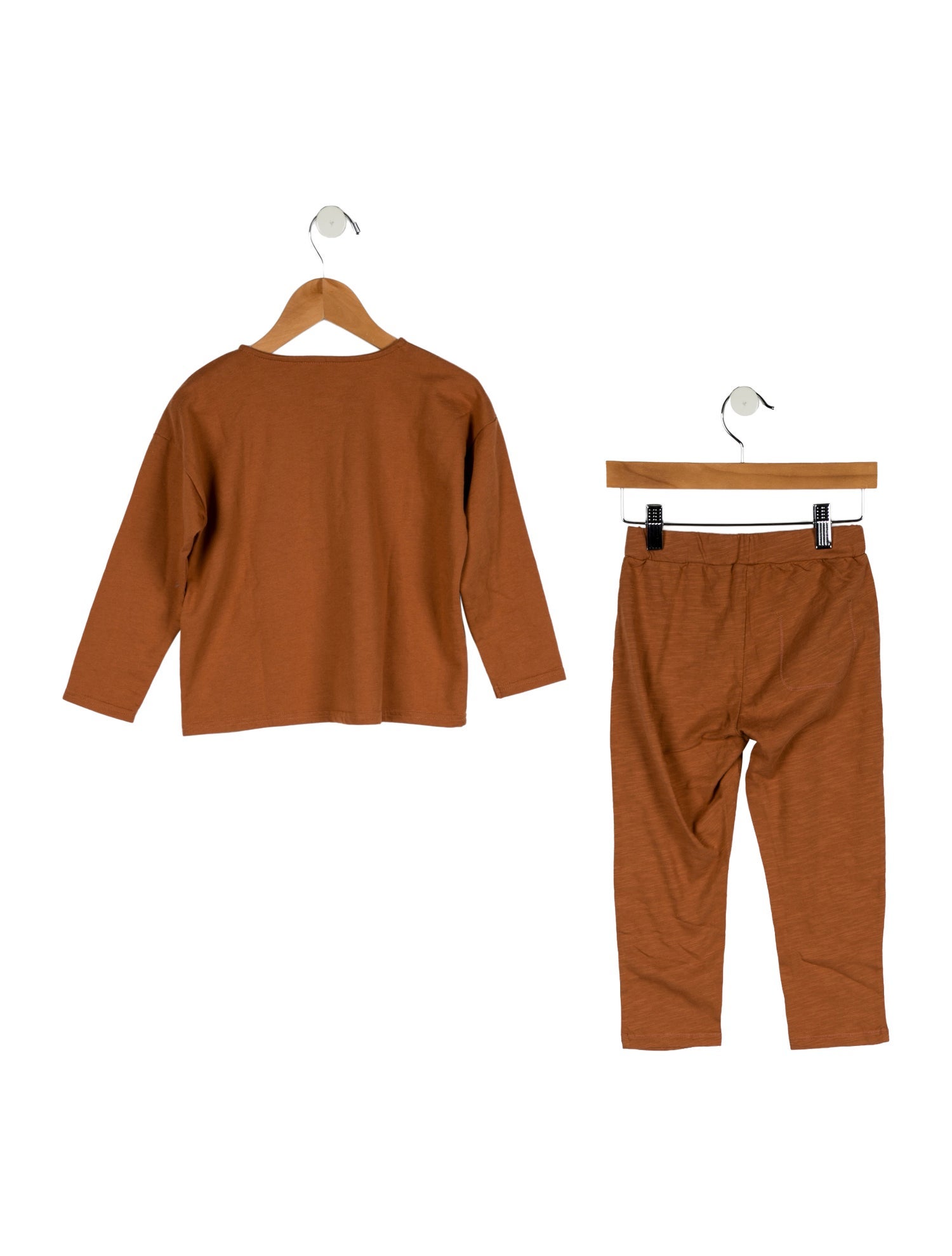 Rylee + Cru Solid Casual Pants Set